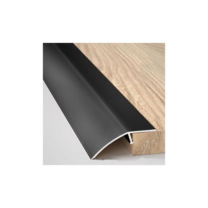 Aluminium-türschwelle, 90 Cm Lang – 52 Mm Breit – Matte Oberfläche – Montage Ohne Bohren – Für Unebene Böden Und Parkett