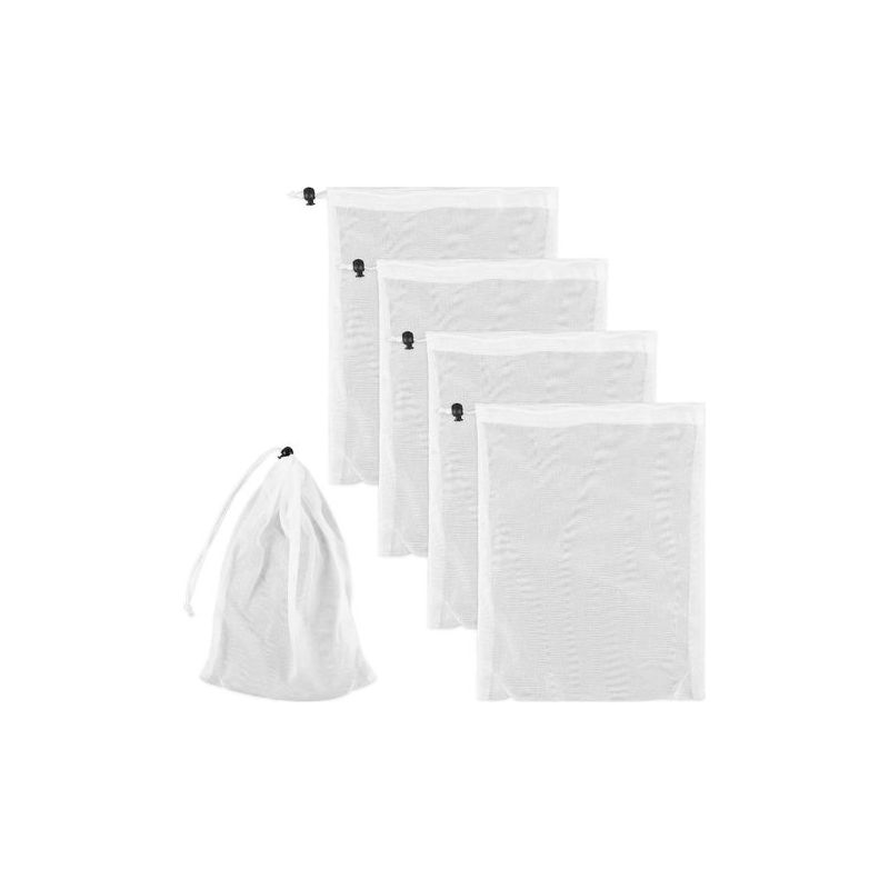 30 X 23 Cm Poolfilterbeutel, 4 X Aquariumfilterbeutel, Feinmaschiges Poolreinigungsnetz, Poolreinigungstücher Zum Absaugen Von Pools, Aquarien Und Teichen