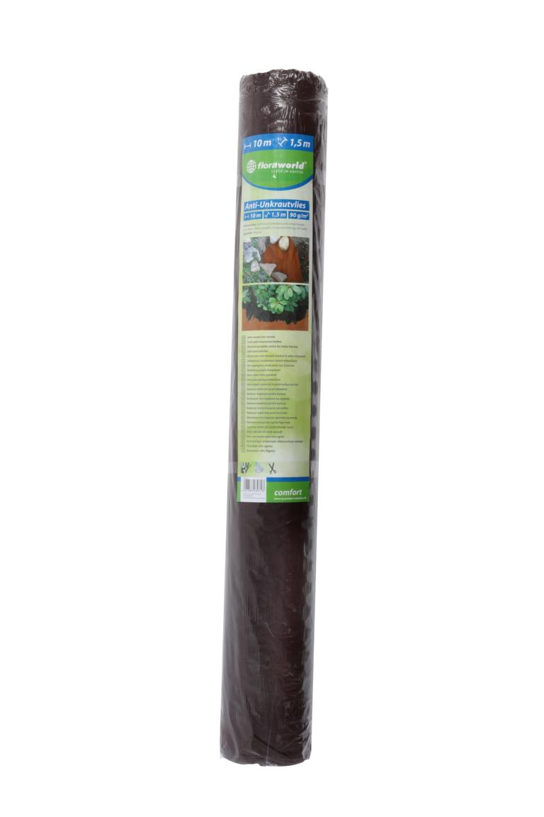 Anti-unkrautvlies Comfort 10x1,5m, 90g/m2, Braun, Rolle