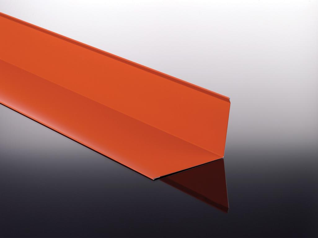 Wandanschlussbl. Polye. 0,63mm 100x150x500-3500mm,versch.farb