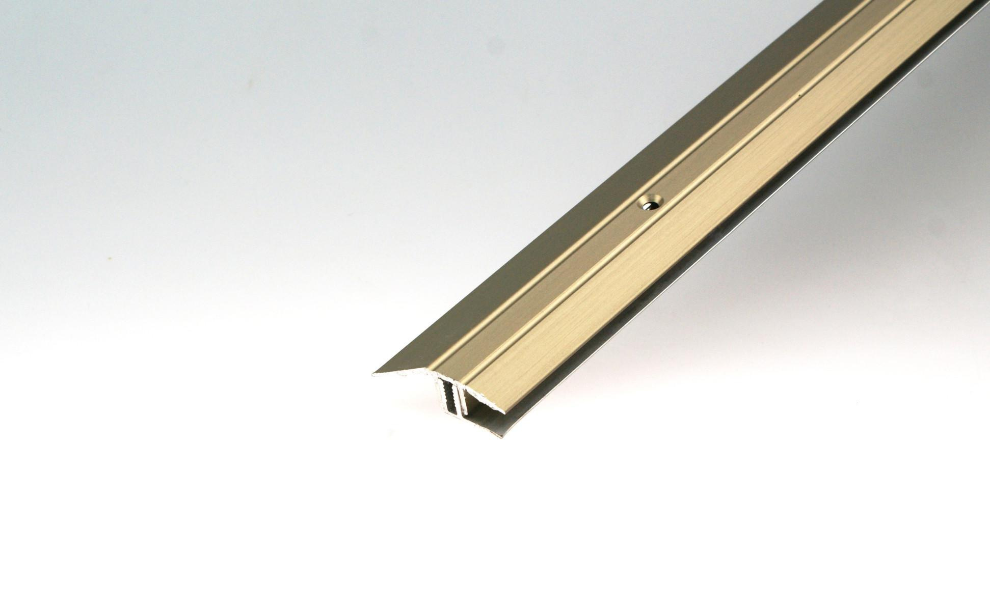 Plp-set Ausgleichprofil Alu Edelstahl-design 48mmx 100cm