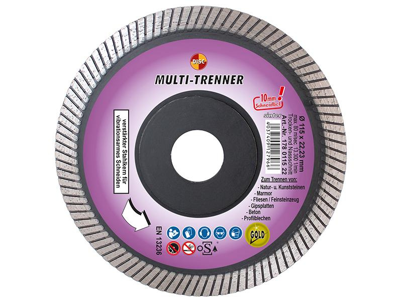 Dia-ts Multi-trenner 115x22,23 10 Mm Turbosegmente