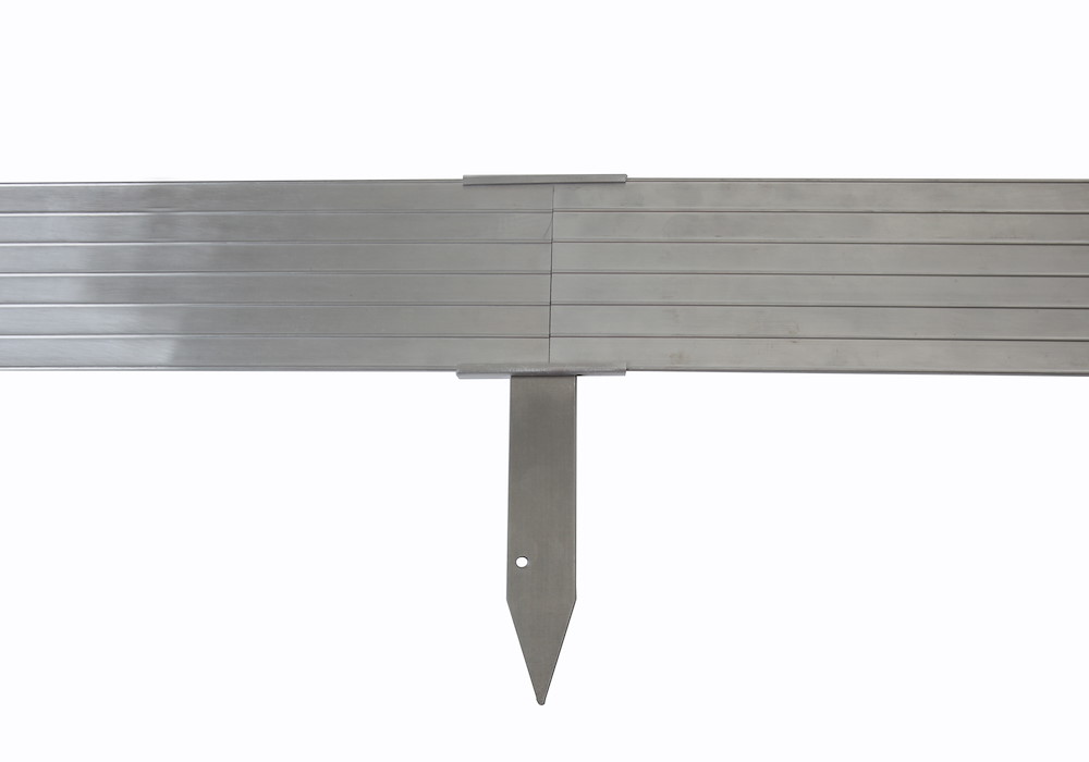 Rasen-,beet-u.trennkante Comf. Aluminium L: 100 Cm, H: 10 Cm