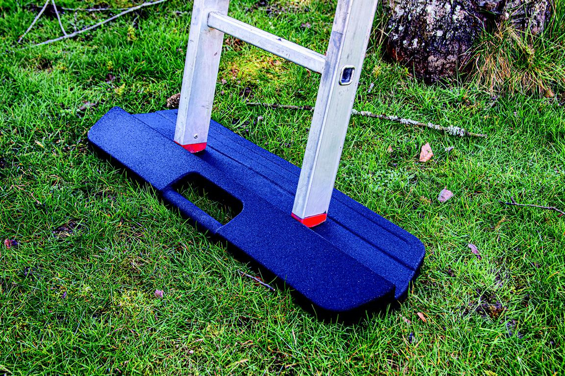 Terrasoft Rutschstopp 750x250x53 Mm Recycling-kautschuk, Höchste Standfestig Keit Für Leitern, Witterungsbeständig