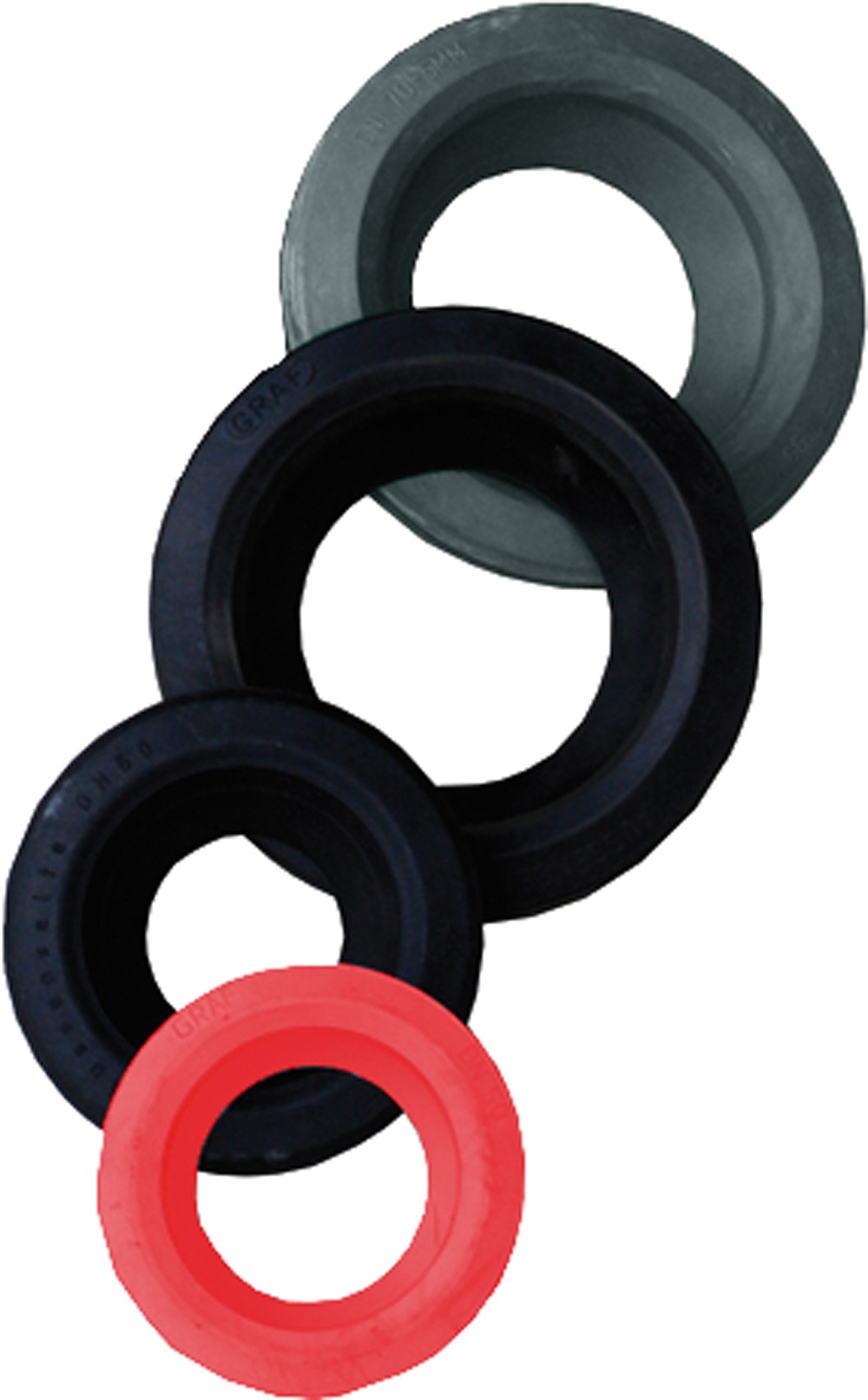 Spezialdichtung Dn 50, Schwarz Tankwandstärke 4 - 8 Mm