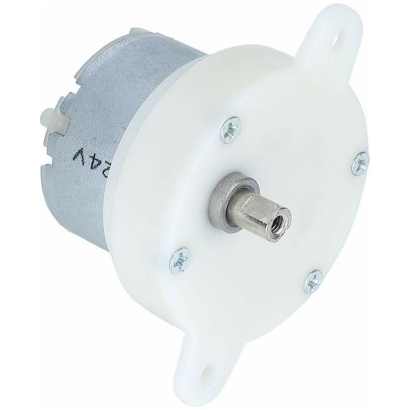 Getriebemotor. Mini-elektromotor Mit Hohem Drehmoment Und Niedriger Drehzahl. Mikro-elektromotor. Kleiner 12-v-getriebemotor Mit Leisem Zahnradantrieb Und Niedriger Drehzahl.