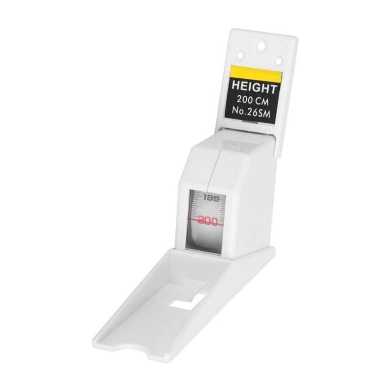 Ecleanfy - Aimoonsa 2m Höhenmessband - Weißes, Einziehbares Maßband Für Kinder Und Erwachsene