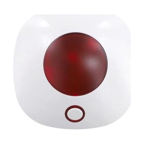 Intelligenter Akustischer Und Optischer Alarm Mit Wlan, 110 Db, Tuya Sicherheitsalarmanlage, Europäischer Standardstecker.