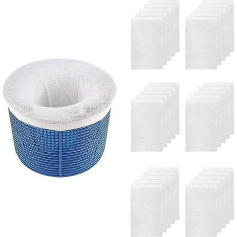 Housse De Protection Pour Panier De Filtre De Piscine, Housse De Filtre Réutilisable À Maille Ultra-fine, Version Collecteur De Débris De Piscine 0718.