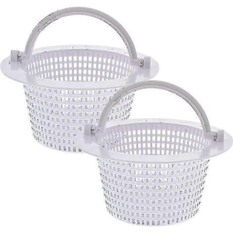 Paniers De Rechange Pour Skimmer Avec Poignées Pour Piscines Hors Sol - Lot De 2, Compatibles Avec Les Skimmers Muraux