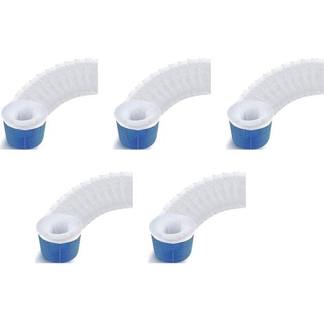 Lot De 50 Sacs Filtrants Pour Skimmer De Piscine, Sacs/filets/couvertures De Protection Parfaits Pour Protéger Votre Piscine Hors Sol Ou Enterrée.