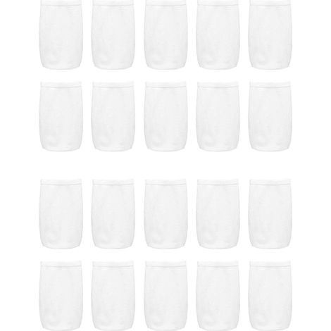 Lot De 20 Sacs Filtrants Pour Skimmer De Piscine, Sacs/filets/couvertures De Protection Parfaits Pour Protéger Votre Piscine Hors Sol Ou Enterrée.