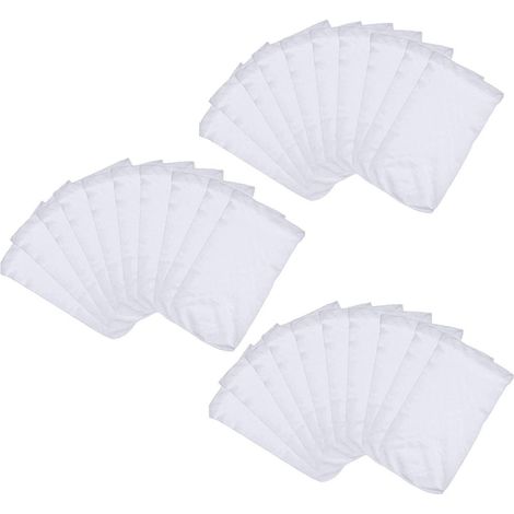 Lot De 30 Housses De Filtre Pour Skimmer De Piscine, Destinées À Filtrer Les Feuilles Et Autres Débris Et À Protéger Le Panier Du Skimmer.