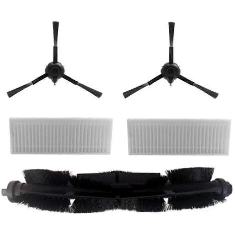 Fenoplasticapièces Détachées Pour Aspirateur Robot Rowenta X-plorer 70+ Rr8497 Rr8497wh : Brosse Latérale Principale Et Filtre Hepa