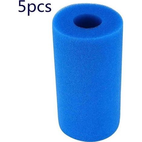 Filtre De Piscine Intex - Type A - Lot De 5 Éponges En Mousse Réutilisables Et Lavables-ywey