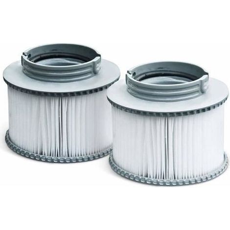 Filtres Pour Spa - Mspa - Pack De 2 - Ø11,5x8,6cm - Blanc-ywey