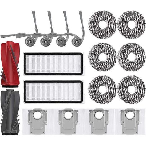 Pièces Détachées Pour Roborock Qrevo 5ae / Curv / Curvc / Curv S5x 5a1 5xc / Edge / Edgec / Edge S5a / Edge 5v1 : Brosse, Filtre Et Sac De Nettoyage