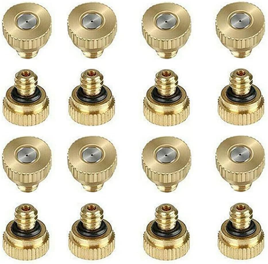 Sprühdüsen – 15 Stück – Messing – 0,3 Mm – Außenkühlsystem – Garten Und Gewächshaus