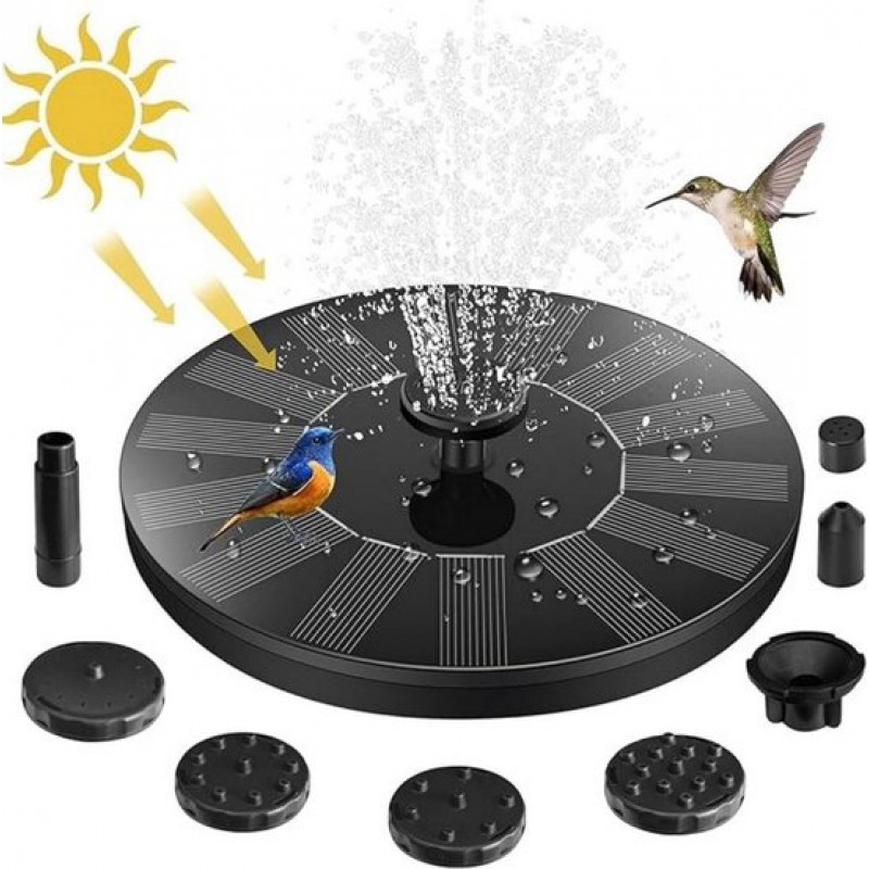 1,5-w-solarbrunnen – Schwimmender Solar-vogelbadbrunnen Mit Solarstromfunktion.