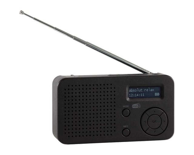 Dabman 17 Tragbares Dabukw Radio Mit Bluetooth Schwarz