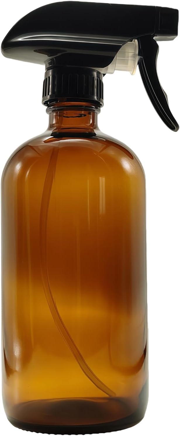 Glas-sprühflasche – 1 Stück – 250 Ml – Braun – Schwarzer Sprühkopf – Reinigung Für Ätherische Öle