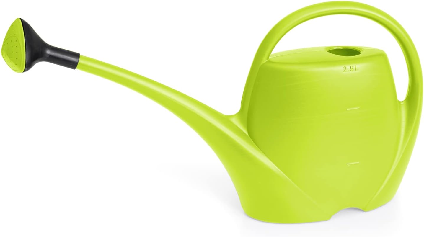 Kleine Gießkanne Mit Duschkopf, 2,5 L – Pflanzgießkanne Aus Kunststoff Für Drinnen Und Draußen – Mini-gartengießkanne – Grün