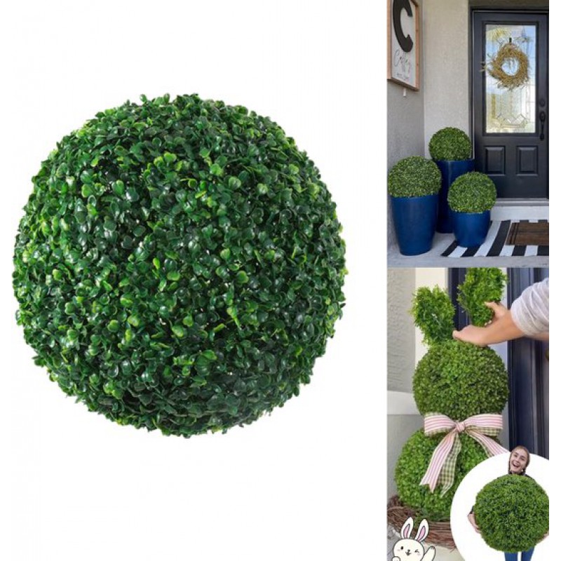 Künstliche Pflanze – Buchsbaumkugel – Künstliche Pflanze – Nachbildung – 18 Cm – Grün – Topiorb