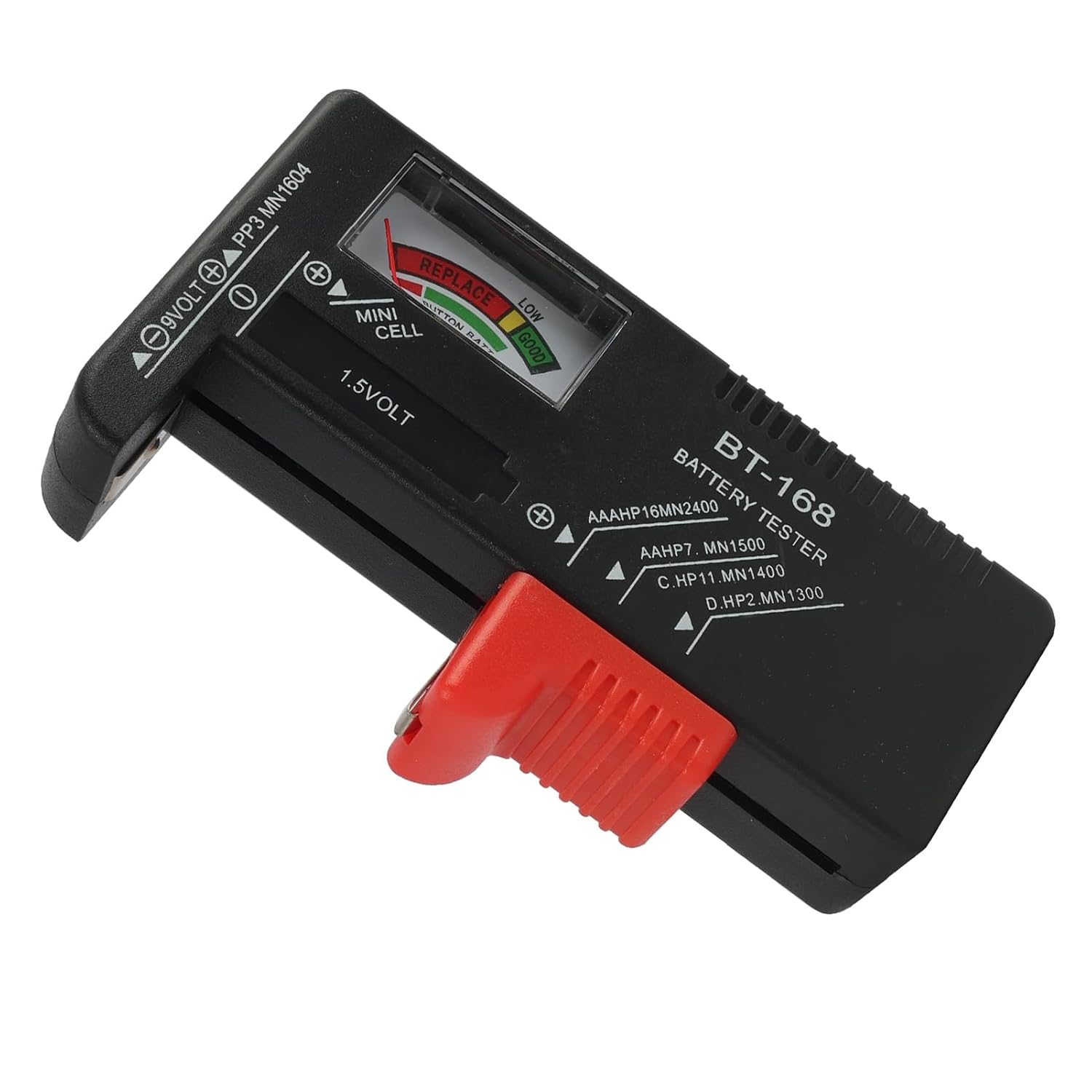 Batterietester – Universell Für Aa, Aaa, Cd Und 9 V – Digitalanzeige – Spannungsprüfung – Für Zuhause Und Büro