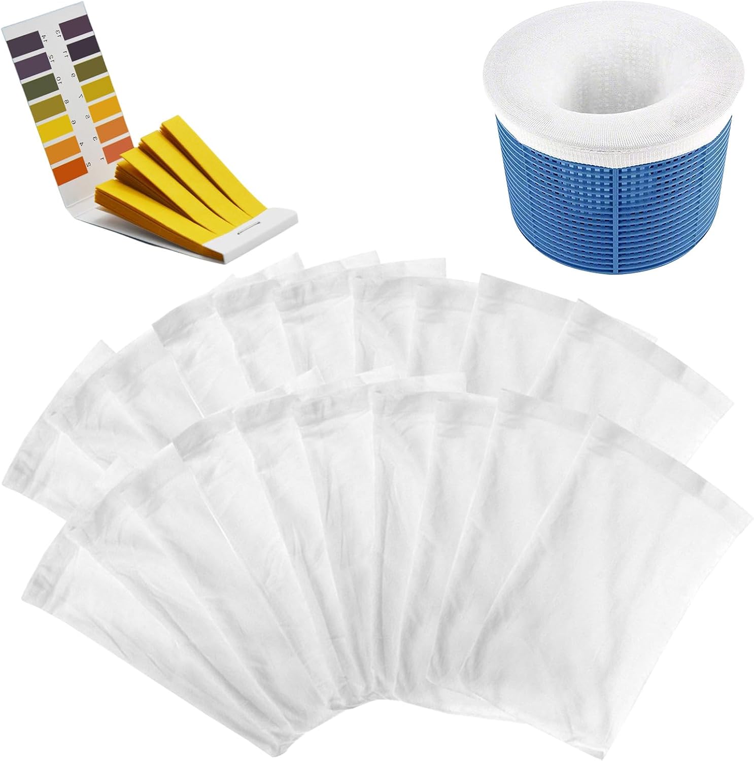 20 Stück Poolskimmersocken, Poolfiltersocken, Elastische Nylon-gewebefilter, Waschbar Und Wiederverwendbar, Für Haare, Blätter, Insekten Und Verunreinigungen