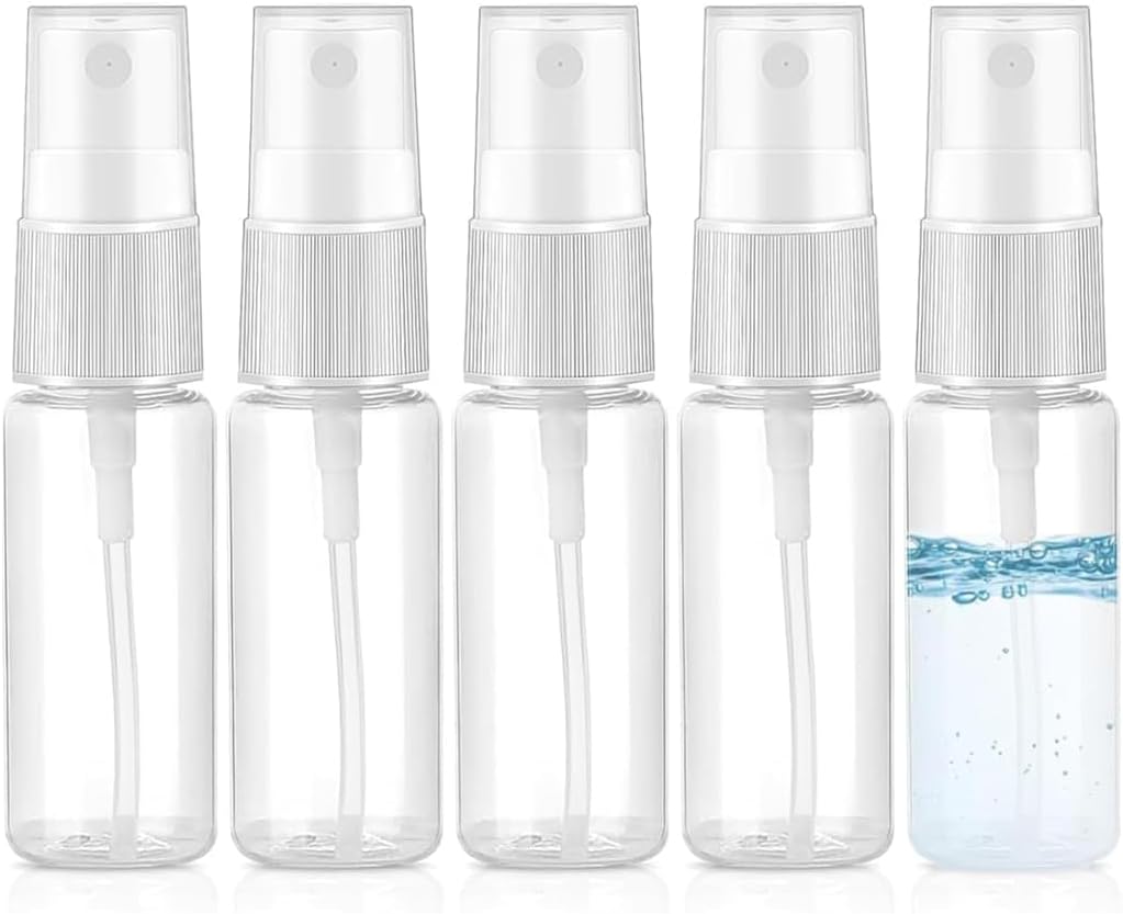 5 Leere Sprühflaschen, Mini-nachfüllsprüher Für Parfums, Öle, Wasser, Alkohol (20 Ml)