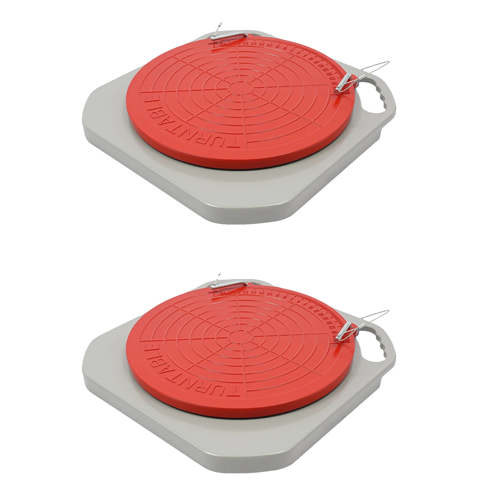 Drehbare Platten Zur Achsvermessung, 360°-drehung, Robuste Konstruktion, Grau