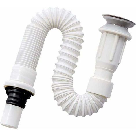 Siphon, Platzsparender Siphon, Flexibler Spülbeckenablauf, Ausziehbarer Spülbeckenablauf