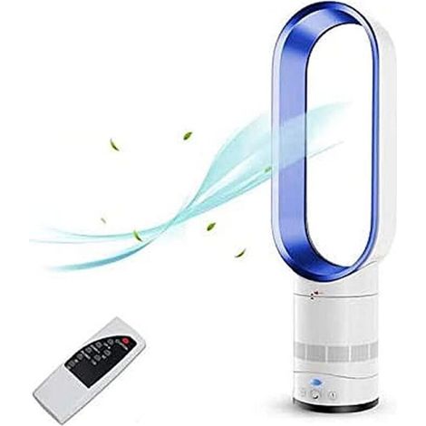 40 Cm (16 Zoll) Turmventilator Ohne Rotorblätter – Timer (0,5 Bis 2 Stunden) – Geräuschpegel: 48 Db – Inklusive Fernbedienung – 90°-oszillation