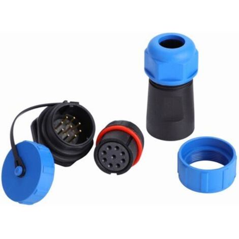 Sp21 7-poliger (9-poliger) Ip68 Wasserdichter Kunststoff-luftfahrtstromstecker