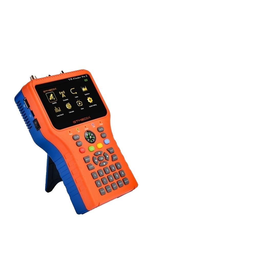 Satellitenfinder, 4,3-zoll-bildschirm, Dvb-s2x/s2/s/t2/t/c-unterstützung, Eingebauter Lautsprecher