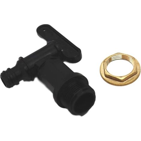 1000-liter-kunststofftankhahn, Ibc-wasserbehälteradapter, Gartenschlauchhahnadapter, Regenwassernutzung, Kraftstofftank