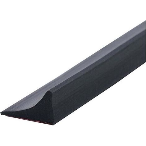 100 Cm Silikon-duschabtrennung, Selbstklebender Überlaufschutz Für Duschschwellen, Duschwassersperre, Faltbare Duschabtrennung Für Badezimmerböden – Schwarz