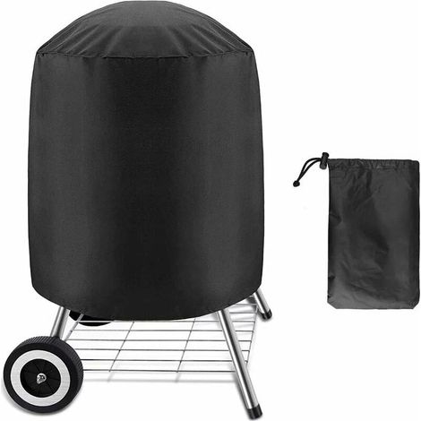 Wasserdichte Grillabdeckung - Runde Grillabdeckung, Wasserdicht, Aus 420d Oxford-gewebe - Grillabdeckung Mit Uv-schutz (58×77cm)
