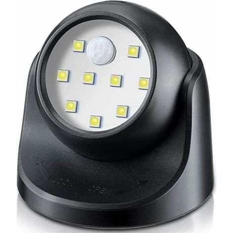 Led-außenstrahler, Außenstrahler Mit Bewegungsmelder, Kabelloser Led-strahler Für Den Außenbereich, 150 Lumen, Abnehmbarer Kugelkopf, 360°-drehung Und Neigung, Batteriebetrieben