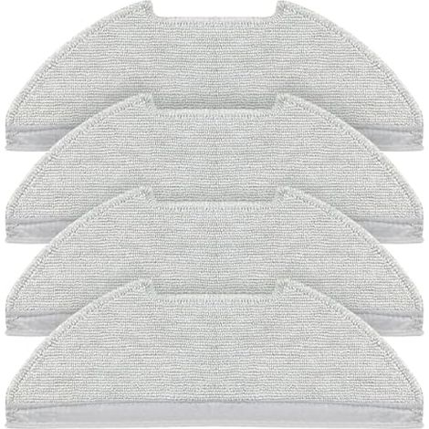 Lot De 4 Chiffons De Rechange Pour Eureka E10s Aspirateur Robot, Lavables Et Réutilisables, Accessoires De Rechange