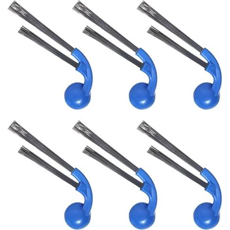 6 Pièces Brosses Latérales Rechange Pour Ecovacs Deebot T80 Omni / T80 / T30c Omni / T30c Omni Gen2/ T50 Pro Omni Gen3/x8 Omni / X8 Pro Omni Aspirateur Robot Accessoires Brosse Laterale