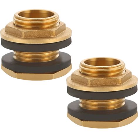 2 Stück Wandarmaturen Aus Messing, 1/2"-gewinde, Korrosionsbeständig, Für Wassertanks Und Regentonnen