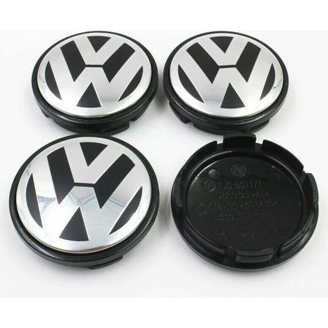 Tuserxln – Lot De 4 Cache-moyeux Aluminium 70mm – Résistants Aux Chocs Et À L'Eau – Installation Facile – Pour Jantes Aluminium