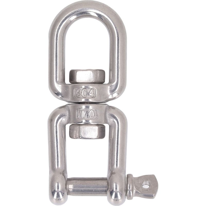 Hochleistungsfähiger, Professioneller Doppelbügel Aus Edelstahl 304, Mit Lagervorrichtung Für Schaukel Und 10-mm-kletterseil