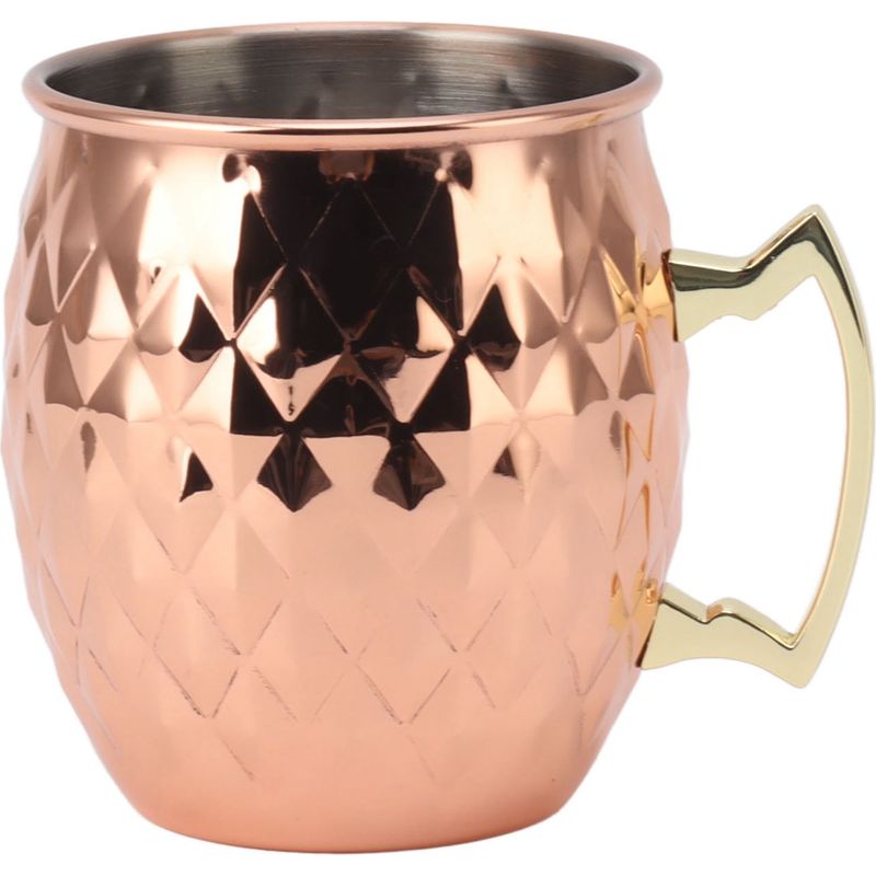 Cocktailglas Aus Edelstahl 304, Rotweinkrug, Glatter, Abgerundeter Rand, Ergonomischer Griff, Ausführung 2, 12 X 10,5 Cm