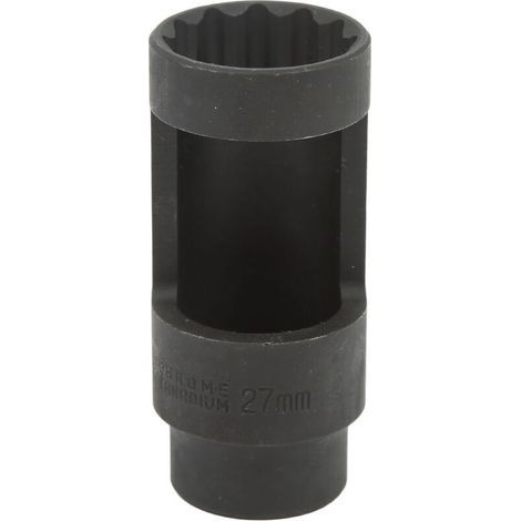 Douille D'Injecteur Diesel 1/2 Pouces, 27 Mm, 12 Points En Acier Au Chrome Vanadium Universel Pour Voitures