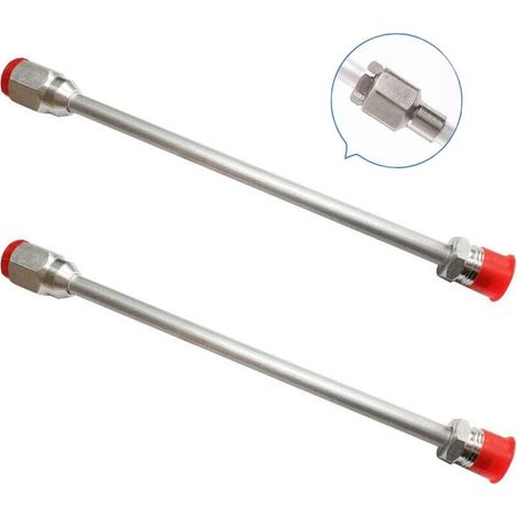 Pistolet À Peinture Airless Avec 2 Tiges De Rallonge 30 Cm – Alliage D'Aluminium – Compatible Titan, Wagner, Graco – Pulvérisation Uniforme
