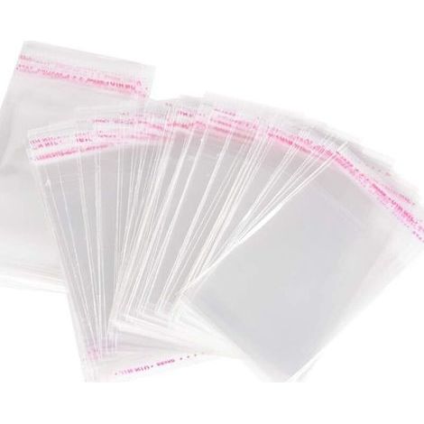 Lot De 100 Sachets En Plastique Transparent 10x15cm – Auto-adhésifs Pour Bonbons, Biscuits, Chocolats, Bijoux – Haute Transparence, Sans Odeur - 100pcs