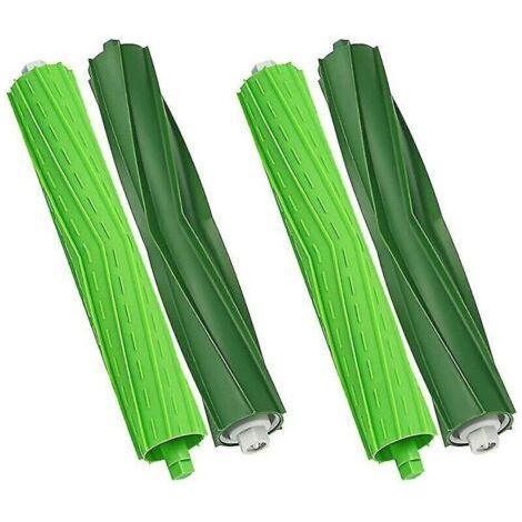 4 Pièces Brosse Principale Pour Irobot Roomba I7 I7 Plus I3 I3+ I4 I4+ I6 I6+ I8 I8+ J7 J7+ E5 E6 E7 Aspirateur, Pièces De Rechange Cassette De Brosse Pour Roomba I7 Avec 4 Brosses En Caoutchouc