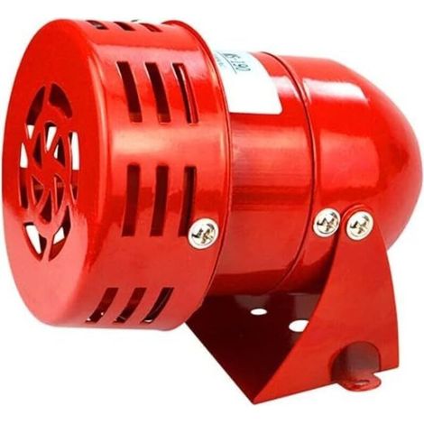 220v 120db Rouge Mini Alarme De Moteur En Métal Garde Électrique Sonore Industrielle Contre Le Vol Ms-190